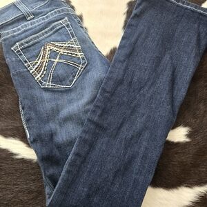 Ariat Women's Boot Cut Jeans in Deep Blue
